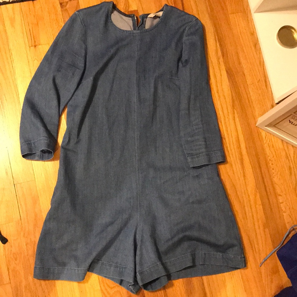 Very expensive French Connection jean playsuit